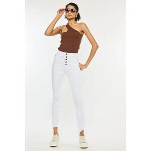 Kan Can Women's High Rise Super Skinny Jeans KC7273WT 3/25